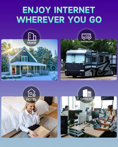 Vista 9 de Amplificador de señal WiFi Extender, WiFi Booster y amplificador de señal glossy white