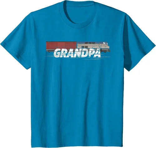 Vista 82 de RC Model Train Shirt Grandpa Train Boxcar HO Scale T-Shirt Negro