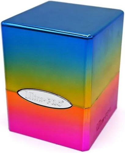 Vista 2 de Ultra Pro - Caja de barajas satinada cúbica - Blanco ártico