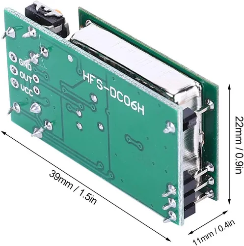 Vista 2 de LiebeWH Módulo 5.8GHz DC5V del interruptor del sensor de la microonda para la detección de movimiento
