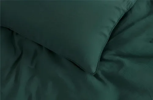 Vista 3 de INDACORIFY Emerald Green Bedding Set 100% Washed Cotton Duvet Cover Softened Boho Bedding Comforter Cover Queen King Twin Full Double Size Duvet