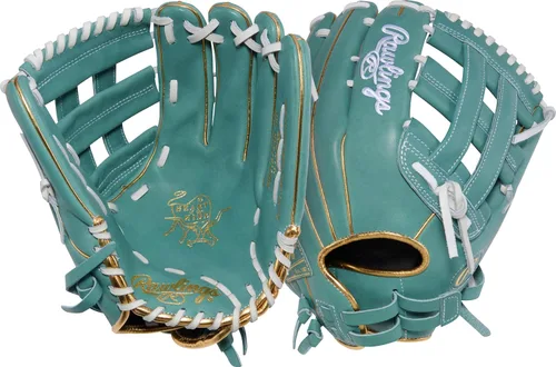 Vista 16 de 2026 Heart of the Hide Fastpitch Softball Gloves Premium Leather Camel / Azul marino Pro H Web