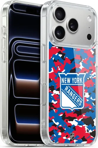 Vista 34 de Head Case Designs Funda de gel suave con licencia oficial de la NHL Camouflage New York Rangers compatible con Apple iPhone 7 Plus/iPhone 8 Plus