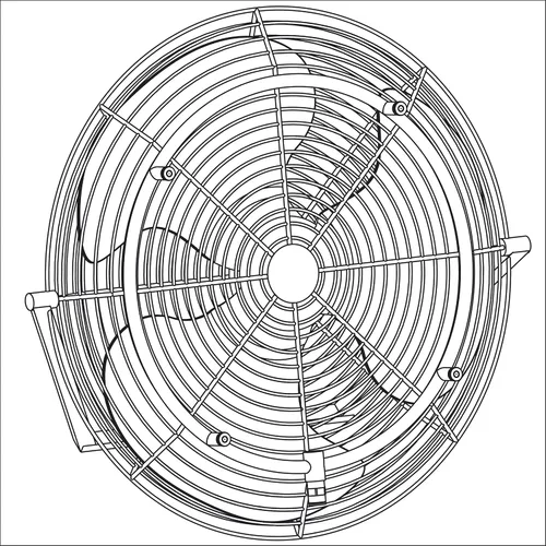 Vista 4 de Sistemas de ventilador de nebulización (anillo de acero inoxidable - anillo de 6 boquillas)