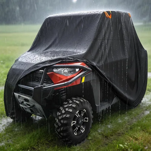 Vista 9 de Cubierta UTV de 2-3 Asientos con Salidas de Aire, Cubiertas UTV Universales Compatibles con Can Am X3 Defender Commander, Polaris RZR Ranger, CFMOTO