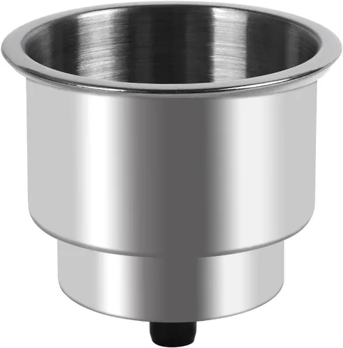 Vista 7 de Goture Stainless Steel Cup Drink Holder with Drain Marine Boat Rv Camper Rod