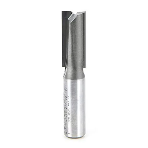 Vista 8 de Amana Tool 45424 Broca de enrutador de inmersión recta de alta producción con punta de carburo, 0,5 pulgadas de diámetro x 3,81 pulgadas CH x 0,5