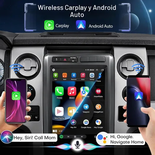 Vista 3 de Radio de coche para Ford F150 2009 2010 2011 2012 actualización estéreo