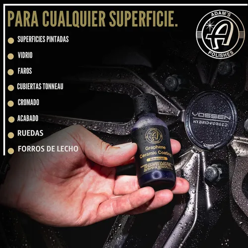 Vista 6 de Adam's Polishes Revestimiento de cerámica de grafeno avanzado 10H para detallado de autos, más de 9 años de protección del automóvil y tecnología