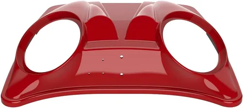Vista 100 de Tapas de altavoz dobles de 8 pulgadas a juego para Advanblack/OEM Harley Rushmore estilo Razor, Chopped & King Tour Pak Whisky ámbar