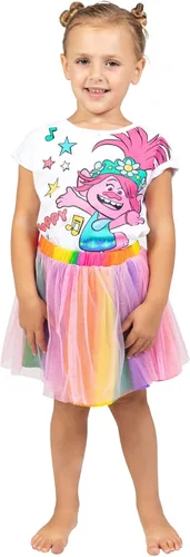 Vista 2 de DreamWorks Trolls Poppy T-Shirt and Mesh Skirt Infant to Big Kid