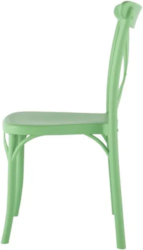 Vista 7 de Lagoon Toppy X - Silla de comedor apilable de resina blanca, 2 piezas/juego Blanco