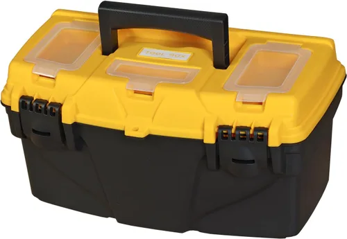 Vista 12 de Torin ATB102B - Caja de herramientas portátil de acero de 16.0 in con cierre de metal, color negro