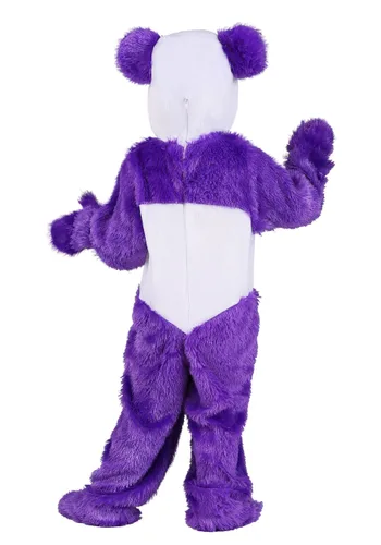 Vista 2 de Disfraz de panda morado para niños pequeños Multicolor