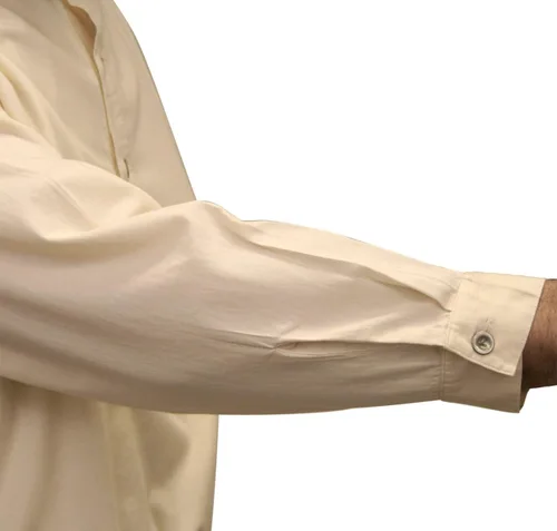 Vista 3 de Historical Emporium Edwardian - Camisa de vestir con cuello redondo para hombre