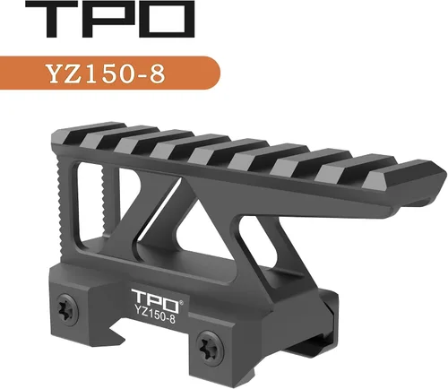 Vista 2 de Picatinny Rail Riser Mount 1.50" Altura 3.5" Largo 8-Slot (YZ150-8)