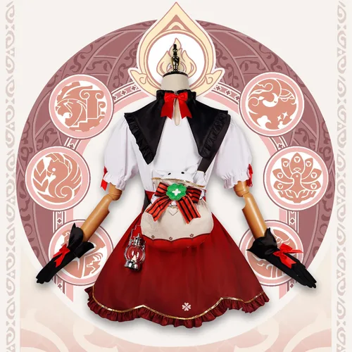 Vista 6 de OSIAS Klee Blossoming Starlight Cosplay Disfraz (L)
