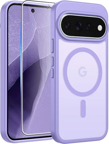 Vista 117 de FNTCASE - Funda para iPhone 16 Pro: magnética, mate, translúcida, de grado militar, protectora contra caídas, resistente, fina, duradera y a prueba