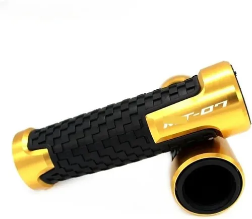 Vista 2 de Motorcycle Handle Grips Bar Motorcycle 7/8'' 22MM Handlebar Grips Handle Grip bar For MT-07 MT07 MT 07 FZ-07 2014 2015 2016 2017 2018 2019