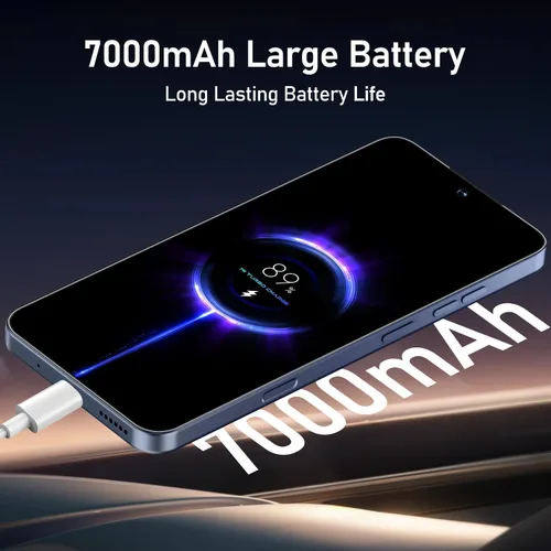 Vista 5 de Unlocked 16PROMA X Smartphone: 6.99" HD+ Display, 7000mAh Long-Lasting Battery, 12GB+512GB Massive Storage, 108MP AI Camera, High Performance