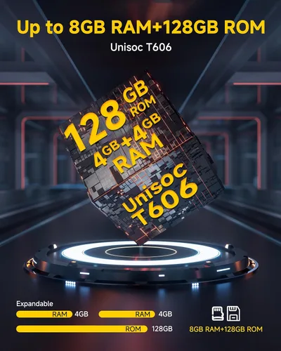 Vista 3 de Ulefone Note 20 Pro Teléfonos Desbloqueados, 6.75 pulgadas 90Hz, Octa Core 8GB+128GB/1TB Expansión Android 14, Cámara Triple de 50MP, 6000mAh (18W)