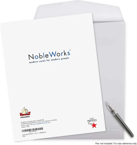 Vista 7 de NobleWorks Tarjeta de felicitación para el Día de la Madre Jumbo de 8.5 x 11 pulgadas con sobre (paquete de 1) Big Jumbo Mom Lick Beaters J9866MDG-US
