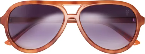 Vista 2 de Frye Gafas de sol Ruby Aviator para mujer, Tort, 2.283 in, Negro