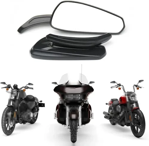 Vista 4 de Side Mirrors For Y-AMAHA FZ-8 For Fazer 2010 2011 2012 2013 2014 Motorcycle Rearview Mirror Adjustable(Black)