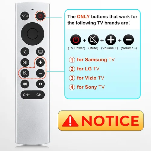 Vista 2 de Reemplazo para Apple-TV-4K-Remote, control remoto para Apple TV 4K/HD (no Siri y Voz)