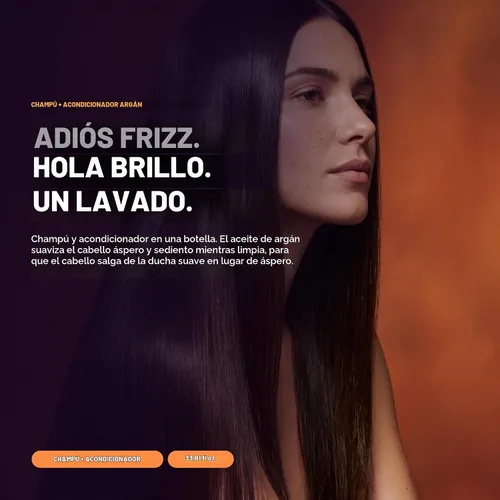 Vista 2 de Morfose Champú para el cabello de argán (33.8 fl oz)