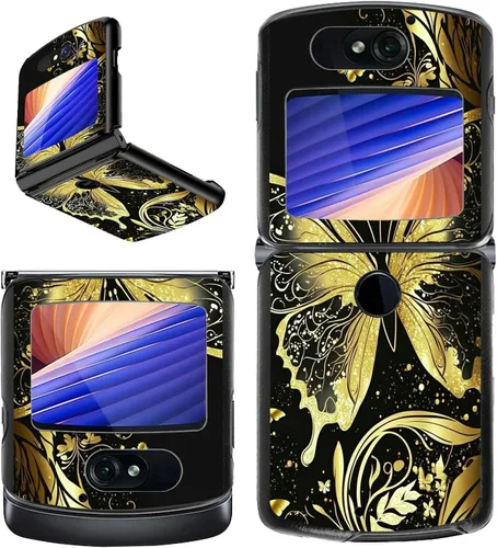 Vista 18 de Rossy Funda para Motorola Razr Plus 2023 para Moto Razr+ 2023 con patrón de niña africana para mujeres y hombres, ultra delgada, ligera