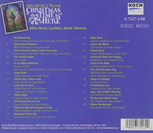 Vista 2 de Christmas Time Is Here Gramercy Brass