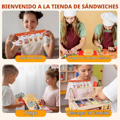 Vista 6 de Juguete plegable del fabricante de sándwich, contador de sándwich