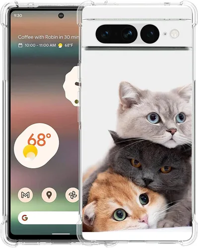 Vista 28 de Pixel 7 Pro - Funda protectora de poliuretano termoplástico resistente a los arañazos y a prueba de golpes con diseño de mandala de pavo real