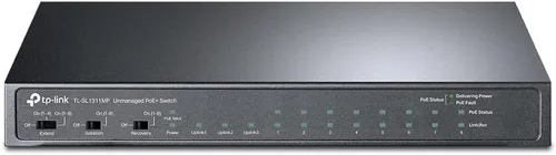 Vista 9 de TP-Link TL-SF1005P, 5 Port Fast Ethernet 10/100 Mbps PoE Switch