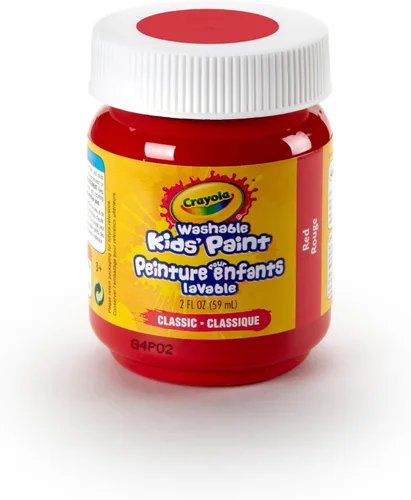 Vista 7 de Pintura de Crayola lavable para niño (6 colores surtidos) 2 oz cada una, paquete de de 1, Variados Varios