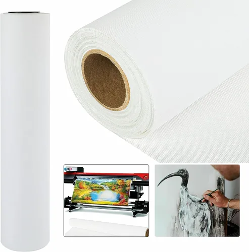 Vista 9 de Rollo de lienzo mate profesional largo sin estirar, impresora de inyección de tinta de formato ancho, perfecta para bellas artes, fotografía 1 rollo