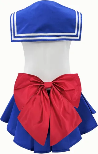 Vista 4 de Trajes de anime disfraz de cosplay de luna para mujeres y niñas
