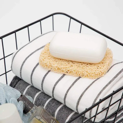 Vista 7 de Jabonera GUUKAR de Acero Inoxidable para Barra de Jabón en Ducha y Baño, Jabonera Autodrenante con Soporte para Esponja para Fregadero de Cocina