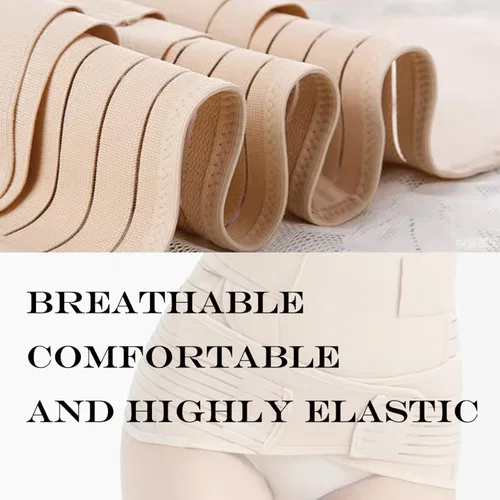 Vista 6 de Faja modeladora para recuperación posparto, 3 en 1, para abdomencinturapelvis