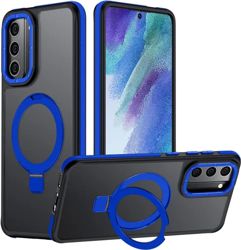 Vista 77 de Funda para Samsung Galaxy S24 Plus, soporte de anillo magnético ajustable [compatible con Magsafe], [protección a prueba de golpes de grado militar]