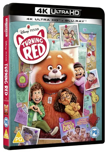 Vista 2 de Disney Pixars Turning Red 4K UHD Blu-ray 2022 Region Free