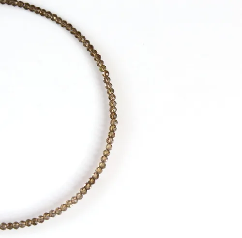 Vista 3 de Gempires - Collar natural, cuentas facetadas, cristales curativos de energía, cadena chapada en plata, regalo para ella, joyería de piedras