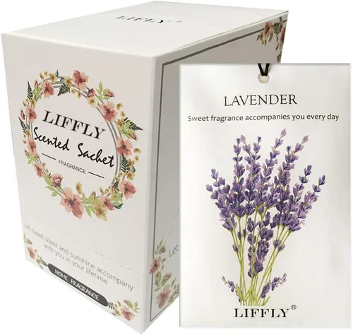 Vista 11 de Paquete de 14 bolsas perfumadas para cajones y armarios, caja de regalo de 14 aromas