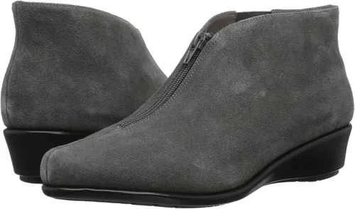 Vista 7 de Aerosoles Botines para mujer, punta puntiaguda con plantilla de espuma viscoelástica, gris, 9