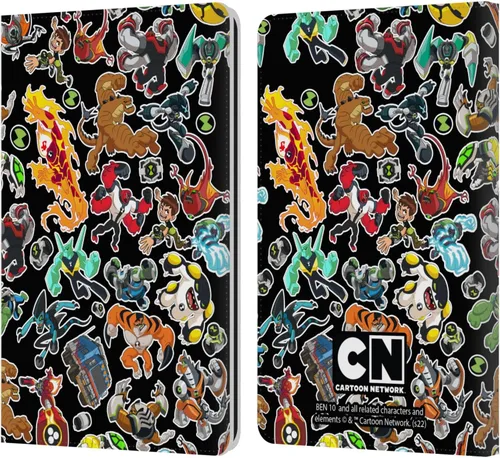Vista 7 de Head Case Designs Funda de piel con licencia oficial de Ben 10: Animated Series Alien Graphics compatible con Kindle Paperwhite 1/2/3