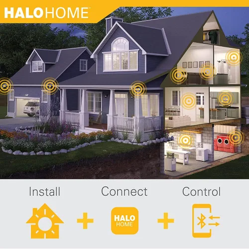 Vista 13 de HALO RL - Lámpara de techo empotrable LED inteligente ajustable de 4 pulgadas - 2700 K-5000 K - 5000 K