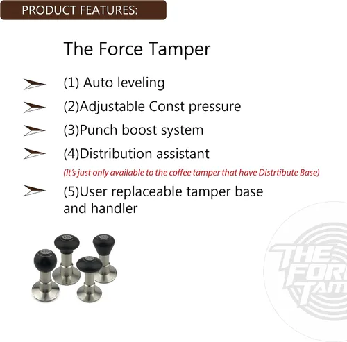 Vista 3 de The Force Tamper - Juego de expansión de presión constante ajustable y autolevelación (bola, 2.087 in)