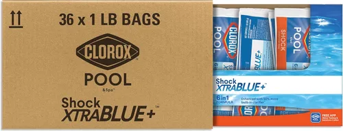 Vista 8 de Clorox® Pool&Spa™ Shock XTRABLUE® Plus, mata bacterias y algas en piscinas, listo para nadar en 15 minutos, (paquete de 6)