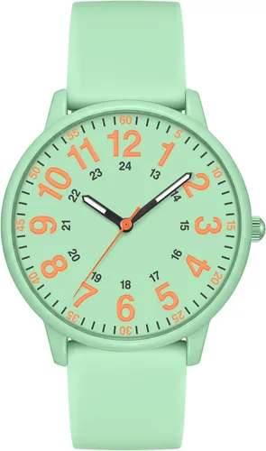 Vista 9 de Asan Ge Watches for Women, Fashion 3ATM Waterproof Minimalist Lightweight Easy-to-Read Analog Silicone Watch Suitable for Daily Work, Leisure
